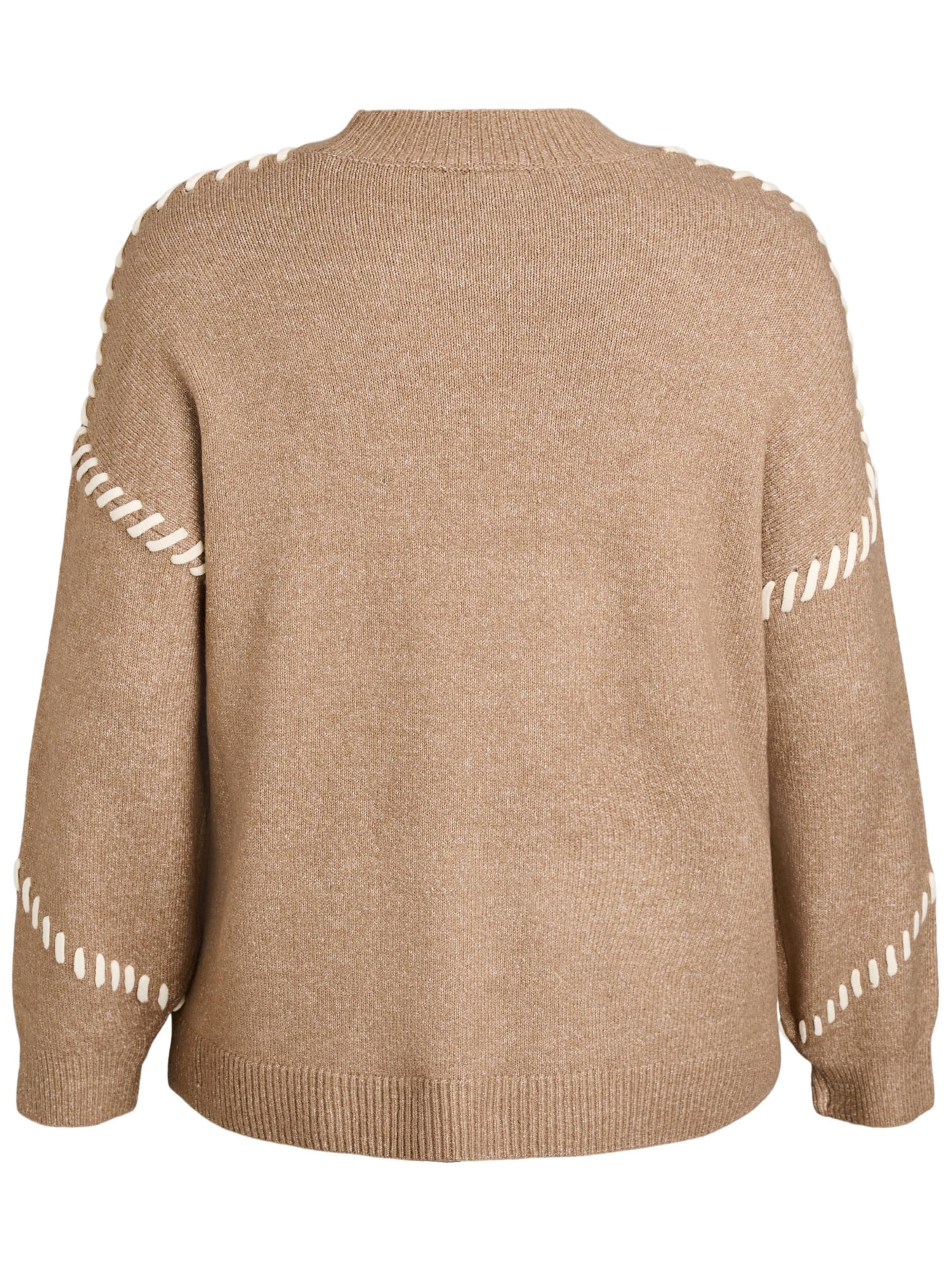 Zizzi - Pullover 'Lea' em castanho