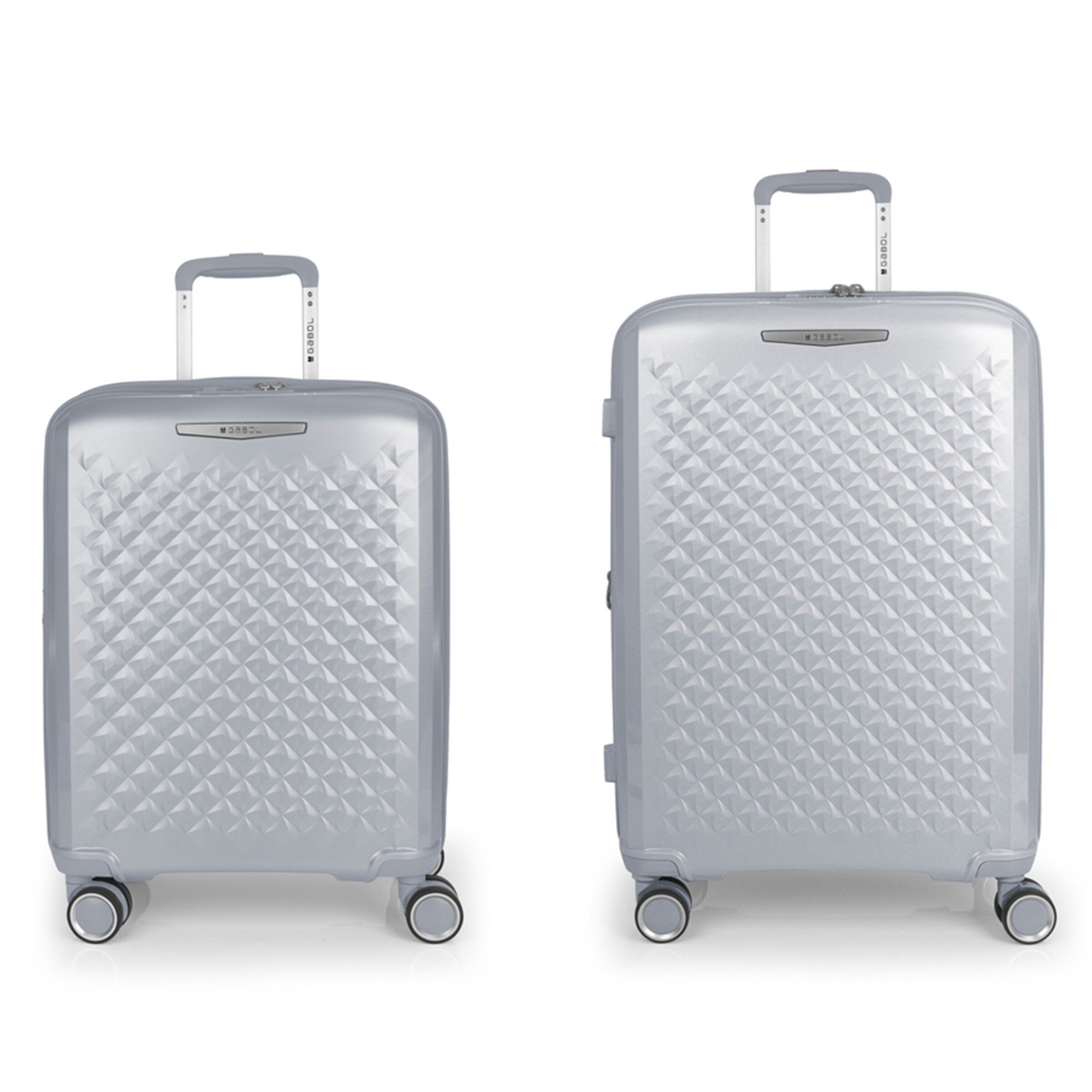 Gabol Kofferset 'Queens' in Silber: Vorderseite