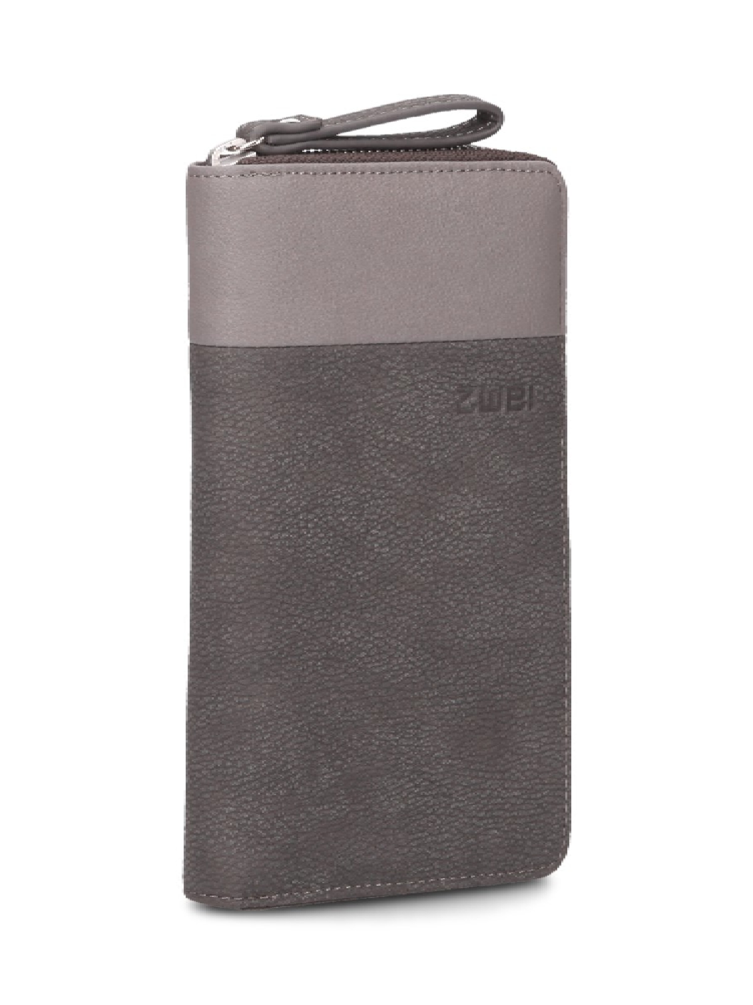 ZWEI Wallet 'EVA EV2' in Grey: front