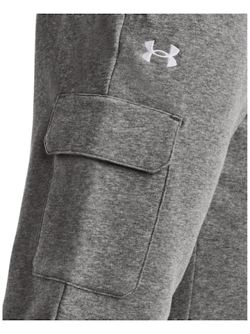 UNDER ARMOUR Regular Sportbroek 'Under Armour Rival Fleece Cargo' in Grijs