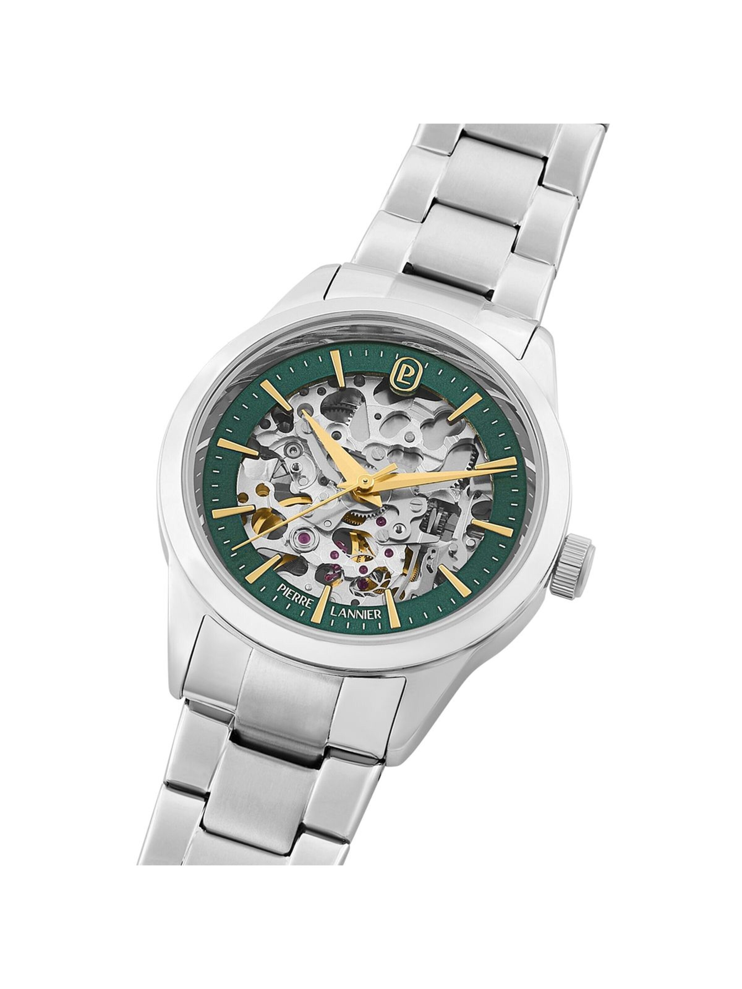 Montre à affichage analogique Pierre Lannier en vert