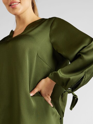 Michael Kors Plus Blouse in Green