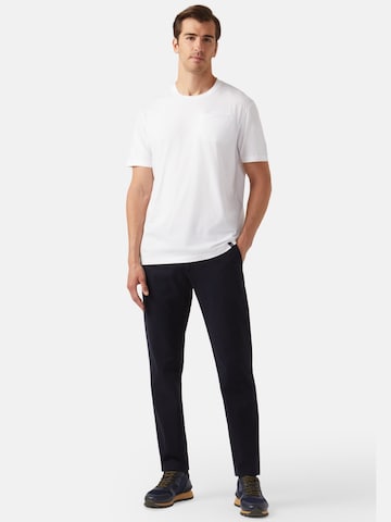 Regular Pantalon à plis Boggi Milano en bleu