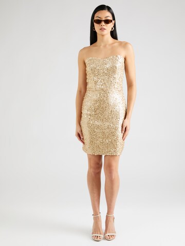 SISTERS POINT Cocktail Dress 'DITTO' in Beige: front