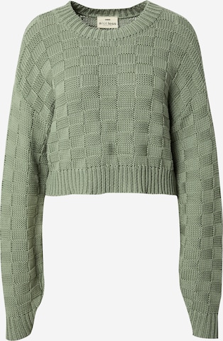 A LOT LESS Sweater 'Doro' in Green: front