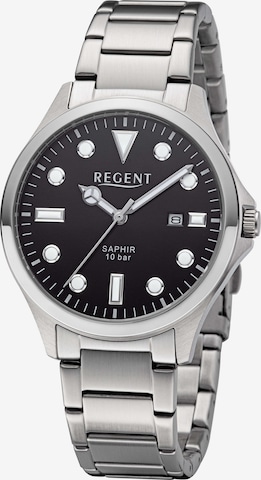 REGENT Analog Watch in Silver: front