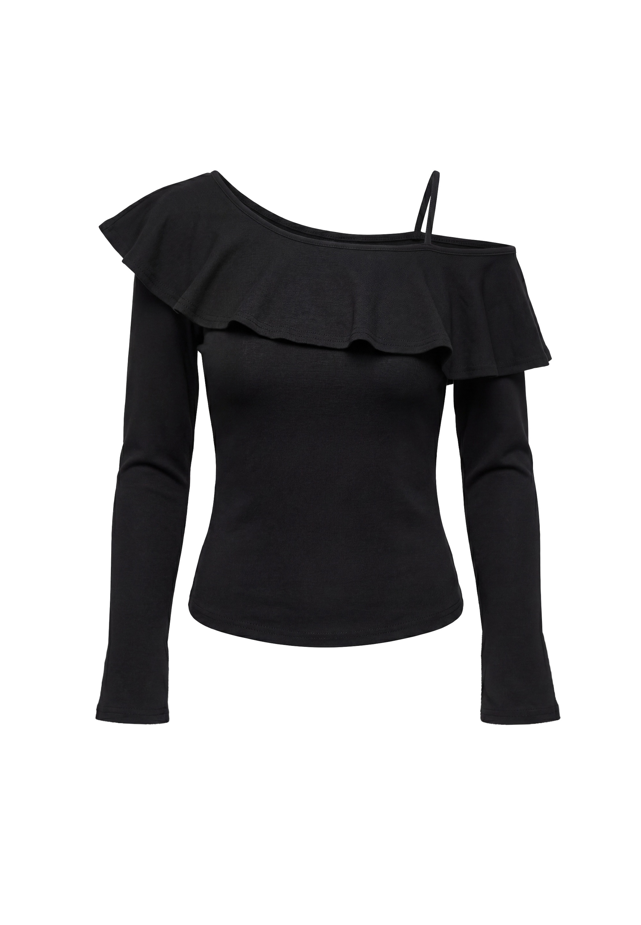 T-shirt faina en noir : devant