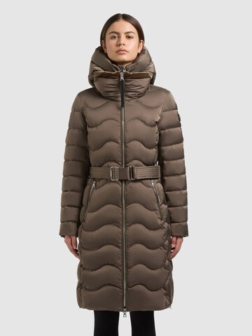 Manteau d’hiver 'Mira 2' khujo en gris : devant