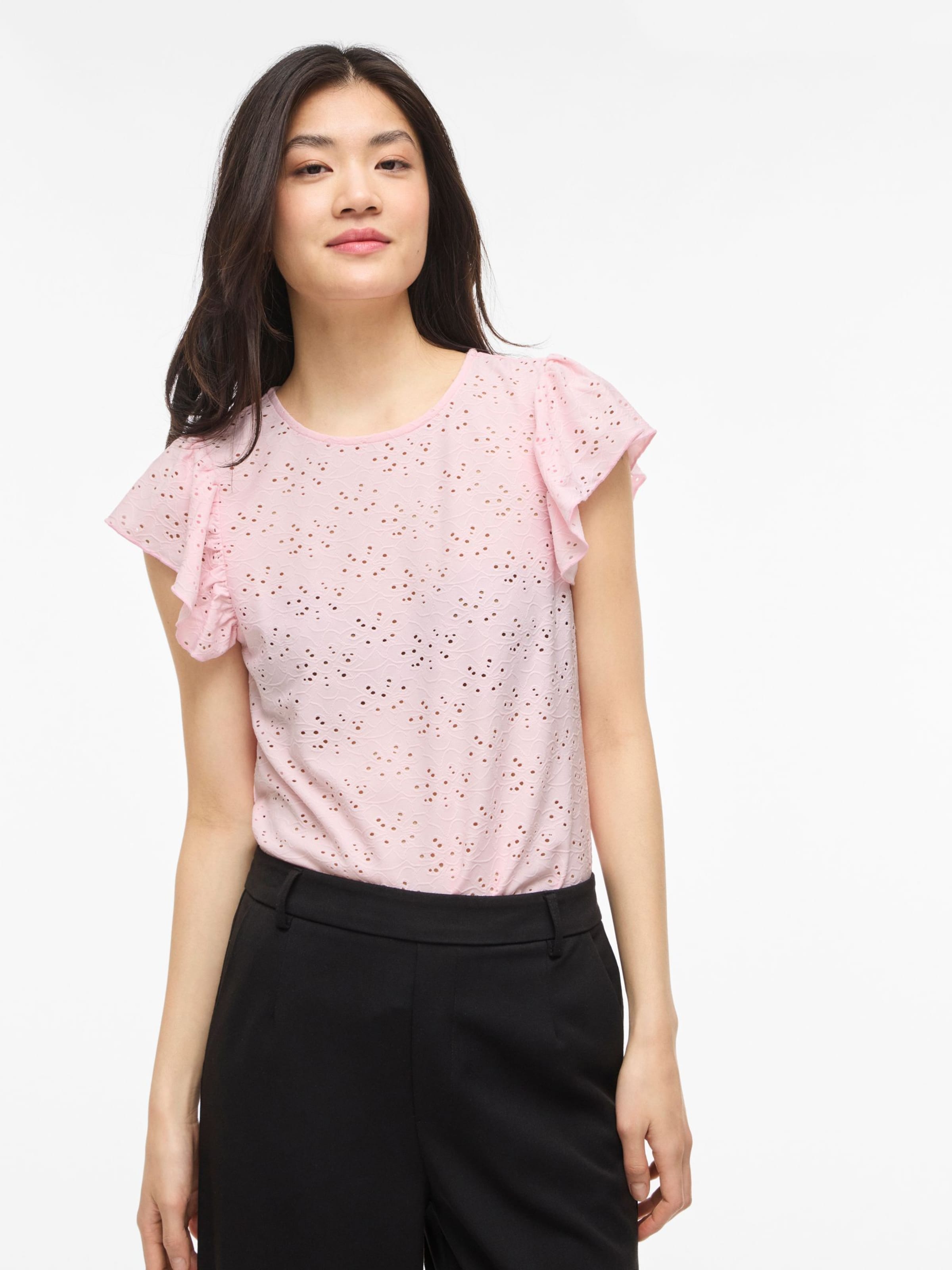 VILA Blouse 'VIKawa' in Roze