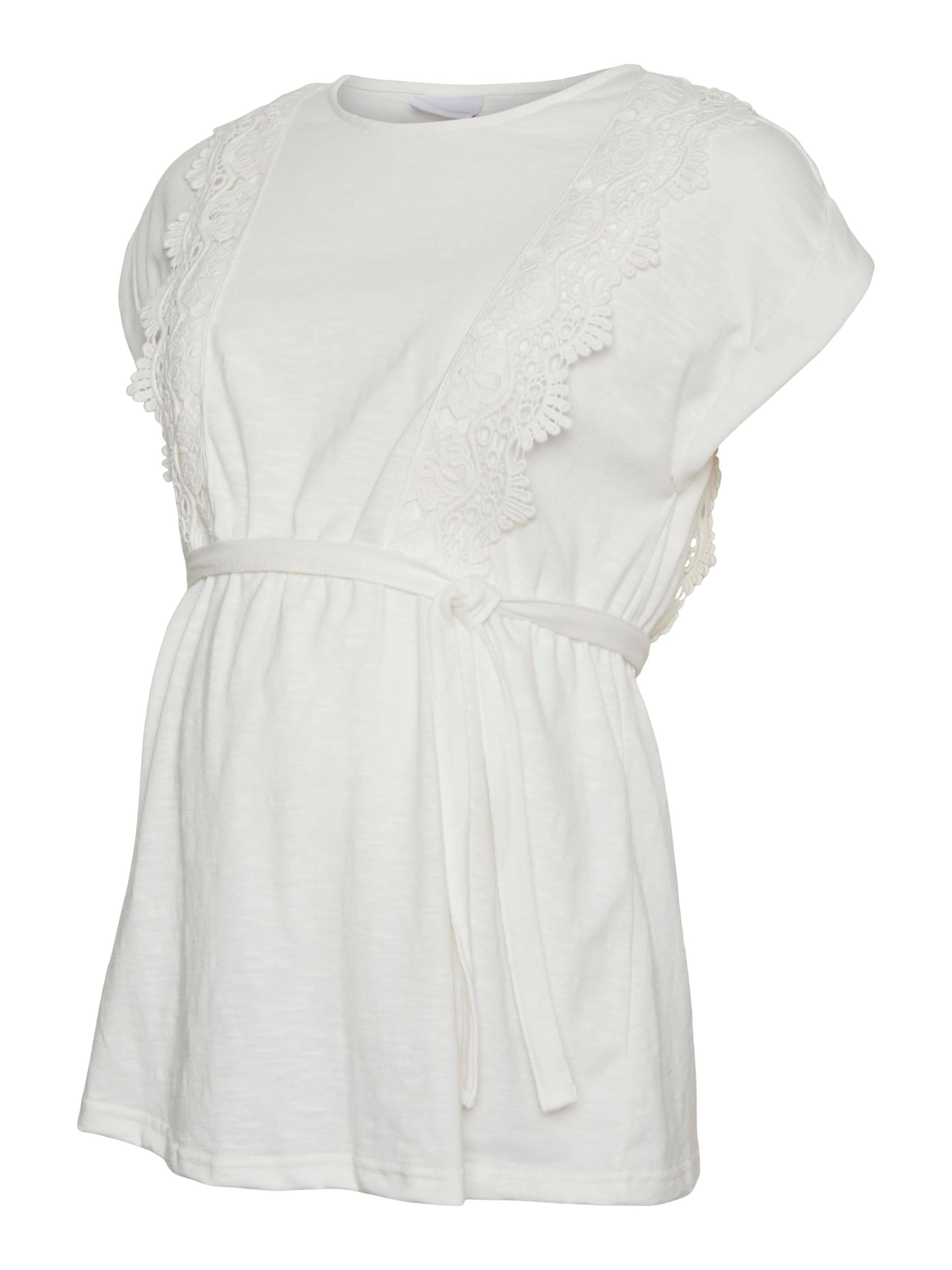 MAMALICIOUS Μπλουζάκι 'MLAlisa' σε λευκό: μπροστά