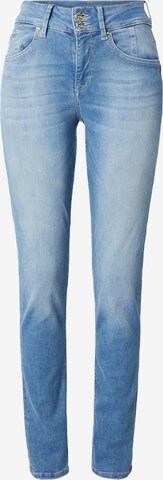 GARCIA Skinny Jeans 'Caro' i blå: framsida