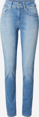 GARCIA Skinny Jeans 'Caro' in Blauw: voorkant