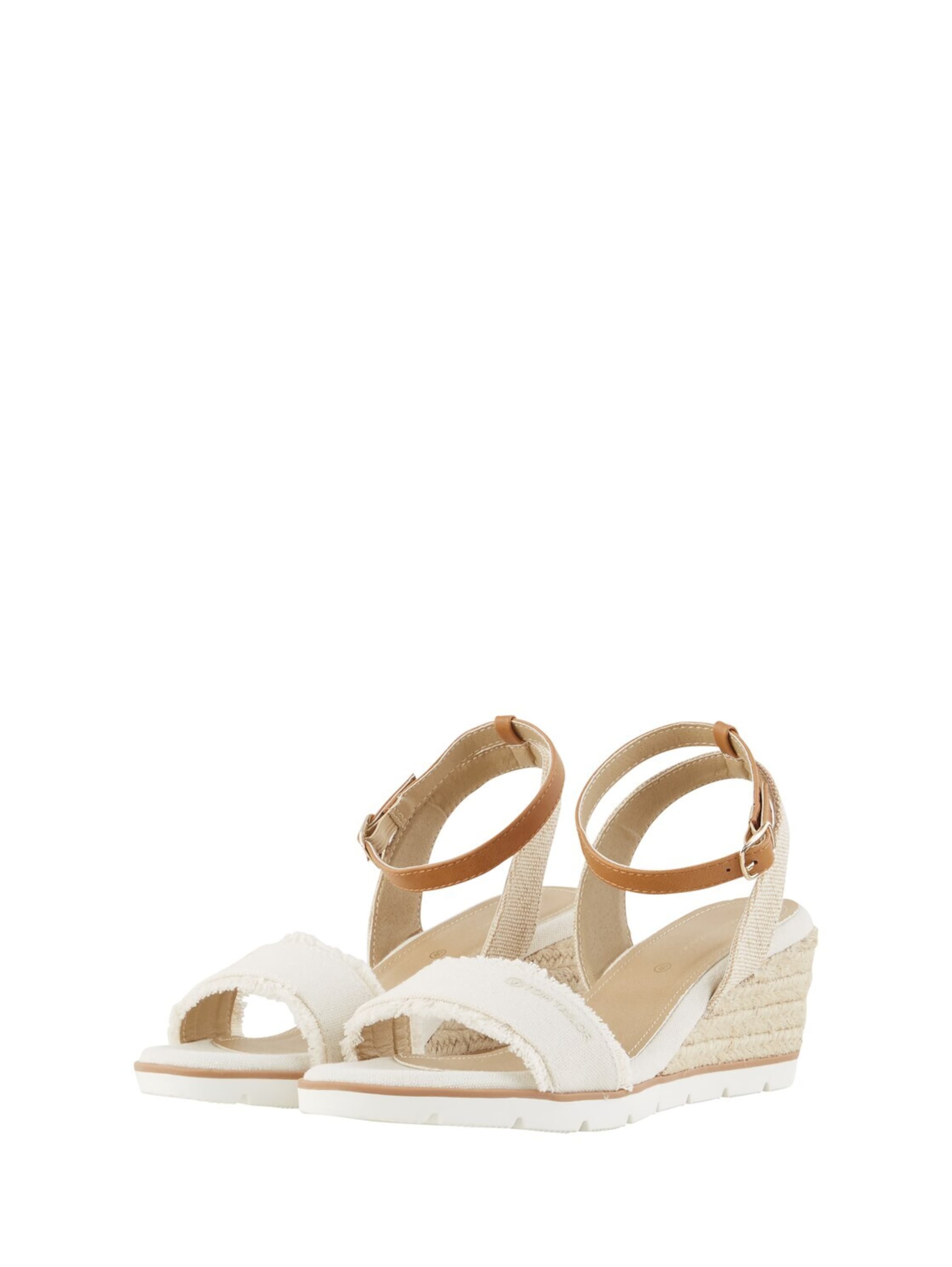 TOM TAILOR Strap sandal in White