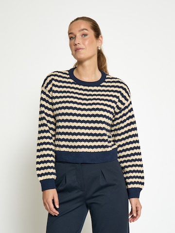 DESIRES Pullover 'Pam' in Blau: Vorderseite