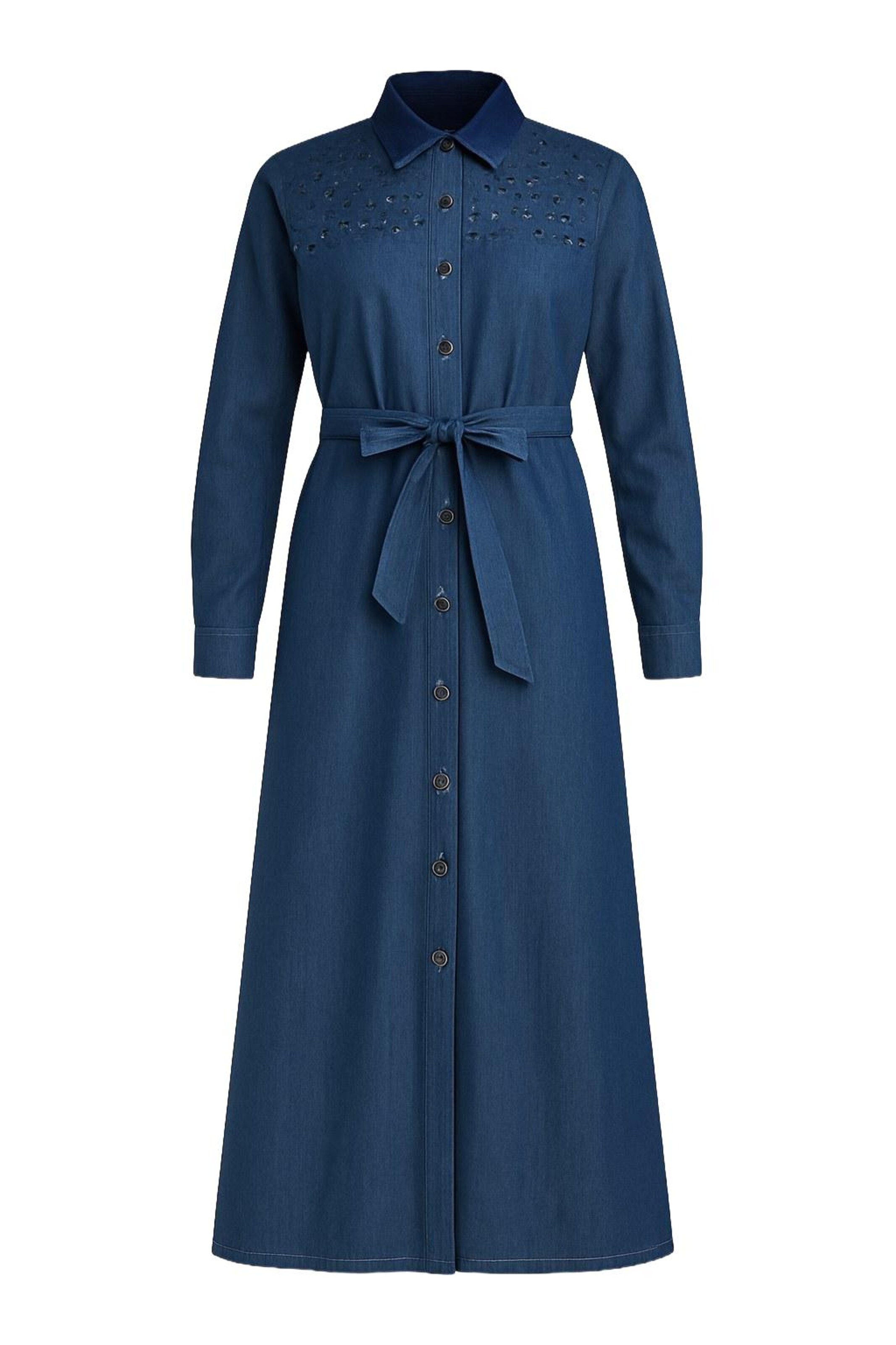 MODAMIHRAM Kleid in Blau: Vorderseite