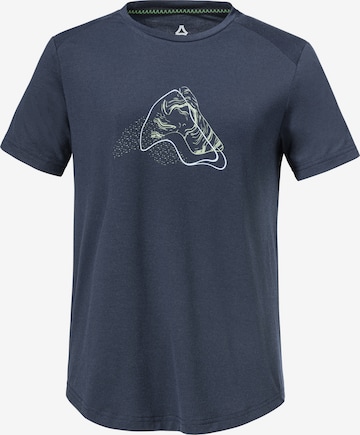 T-shirt fonctionnel 'Haberspitz' Schöffel en bleu : devant