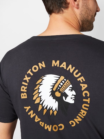 Brixton T-Shirt 'RIVAL STAMP' in Schwarz