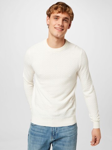 SELECTED HOMME Sweater 'ATLANTA' in Beige: front