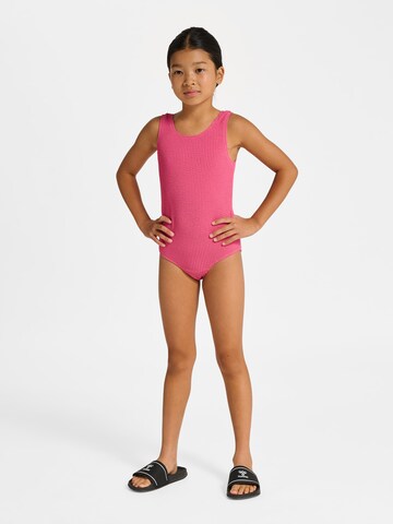 Hummel Swimsuit in Pink: front
