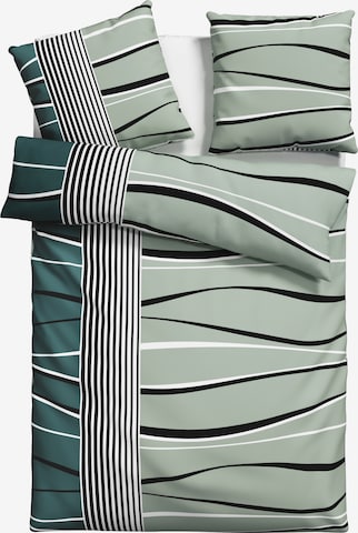 MY HOME Duvet Cover in Green: front