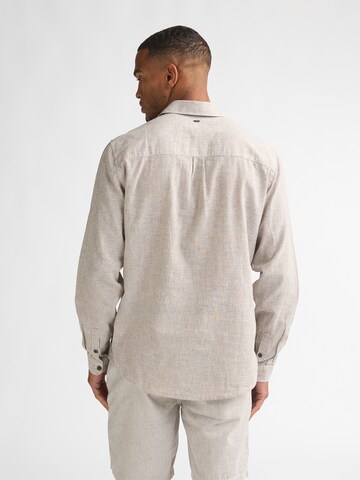 Petrol Industries Regular Fit Hemd 'Eclipse' in Braun