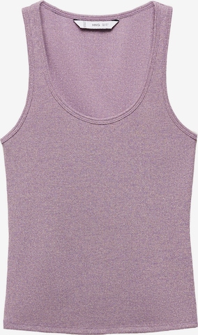 Tops en tricot 'EDISTA' MANGO en violet : devant