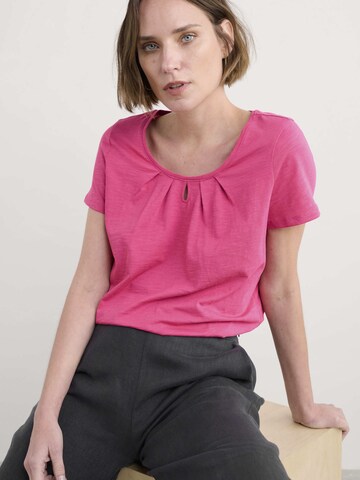 Seasalt Cornwall Shirt 'Appletree' in Roze: voorkant
