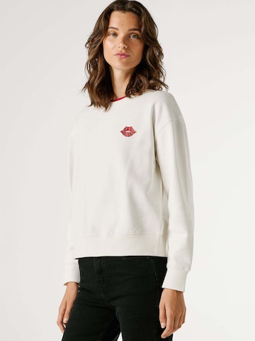 Pepe Jeans - Sudadera 'Letha' en blanco