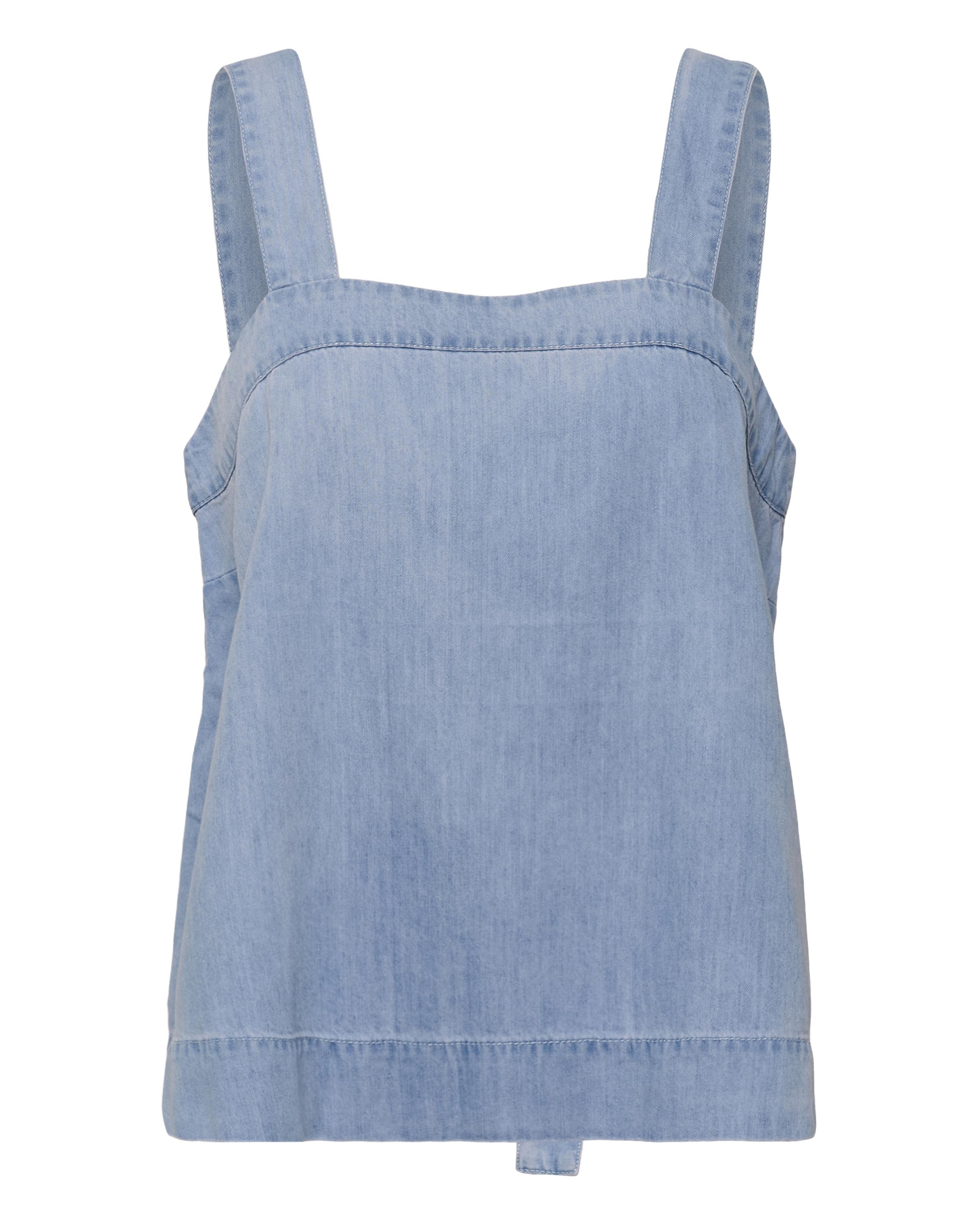 SOAKED IN LUXURY Top in Blauw: voorkant