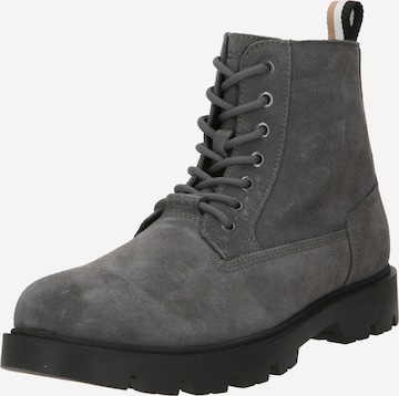 BOSS Black Schnürboots 'Adley' in Grau: predná strana