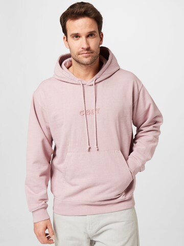 Obey Sweatshirt in Pink: predná strana