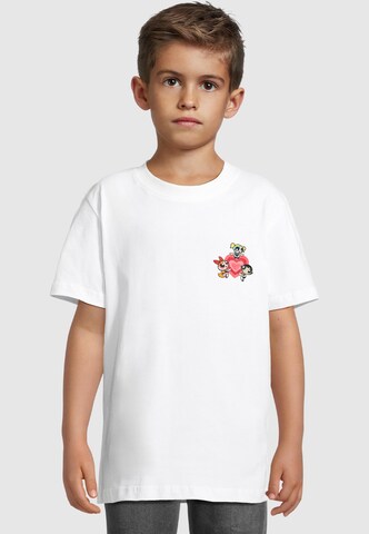 Merchcode Shirt 'The Powerpuff Girls' in White: front