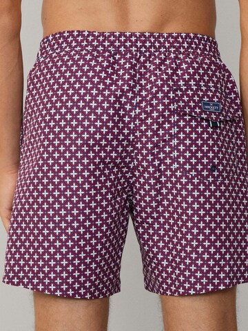Hackett London Badeshorts in Rot