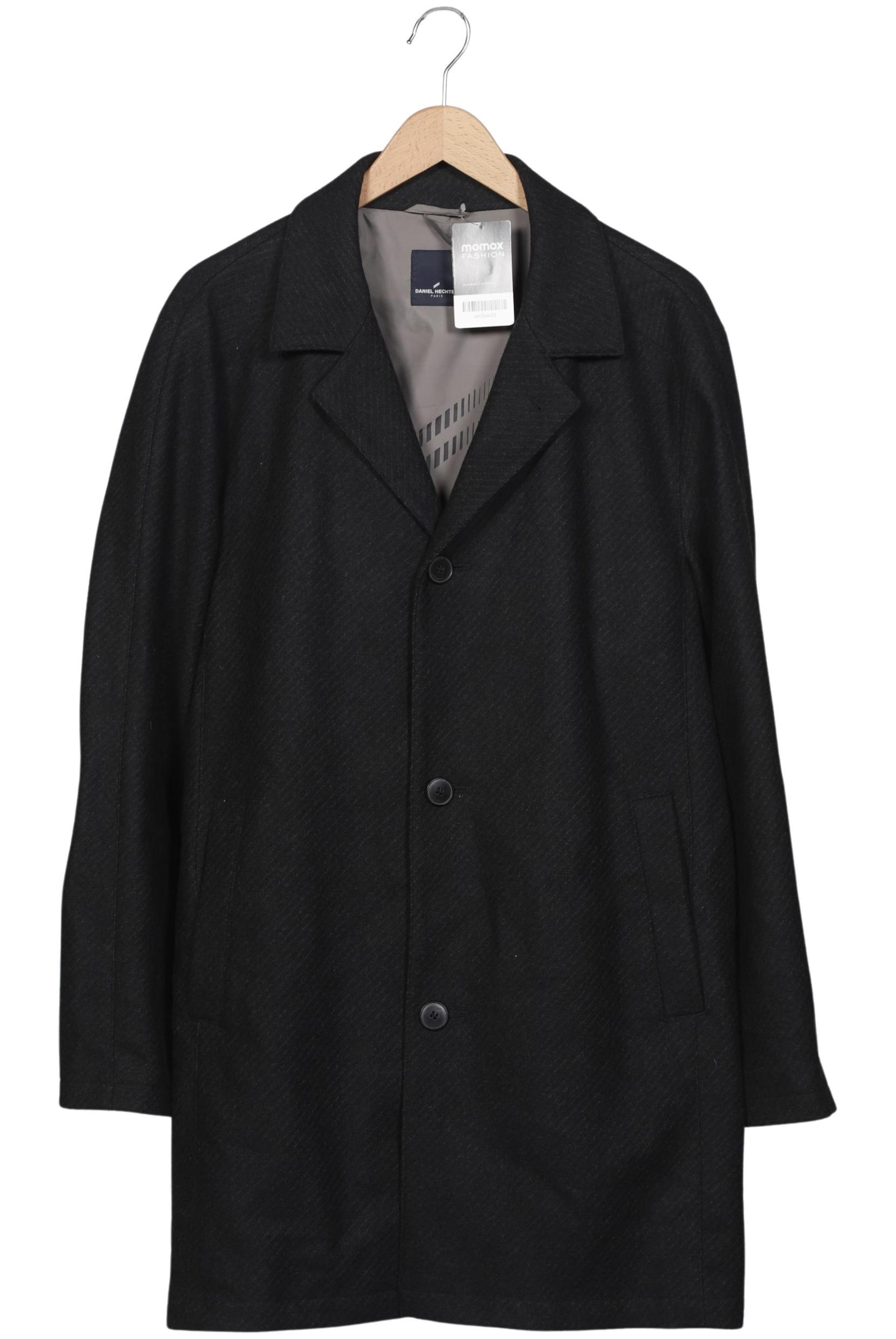 HECHTER PARIS Jacket & Coat in M-L in Grey: front