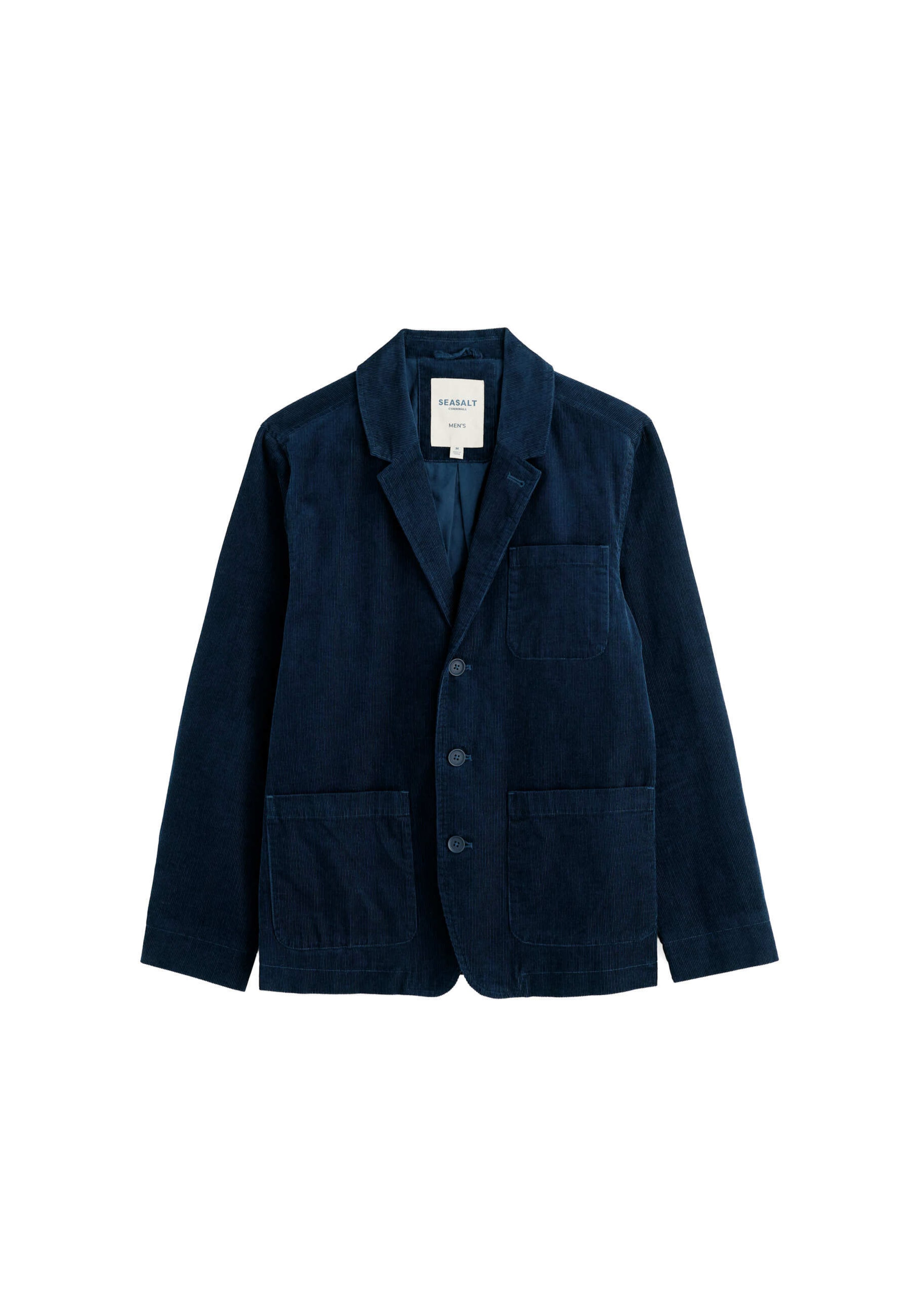 Seasalt Cornwall Regular fit Colbert 'Plantsman' in Blauw: voorkant