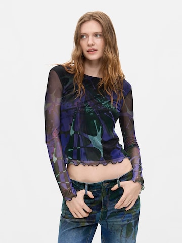 Desigual Tričko - Fialová: predná strana