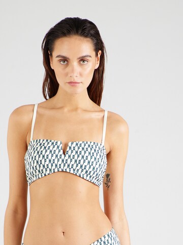 Marc O'Polo Bandeau Bikini Top in White: front