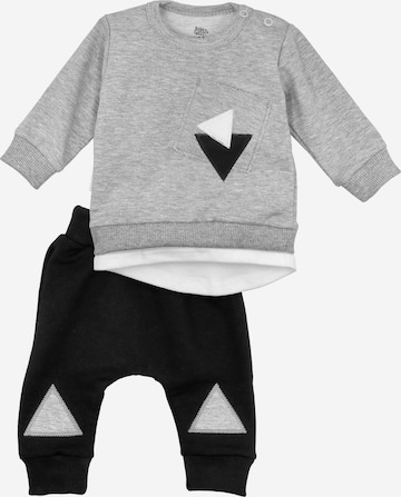 Baby Sweets Set 'Lieblingsstücke Triangle' in Grey: front