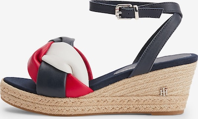TOMMY HILFIGER Páskové sandály - námořnická modř / červená / bílá, Produkt