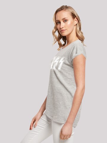 F4NT4STIC Shirt 'Kiss' in Grau