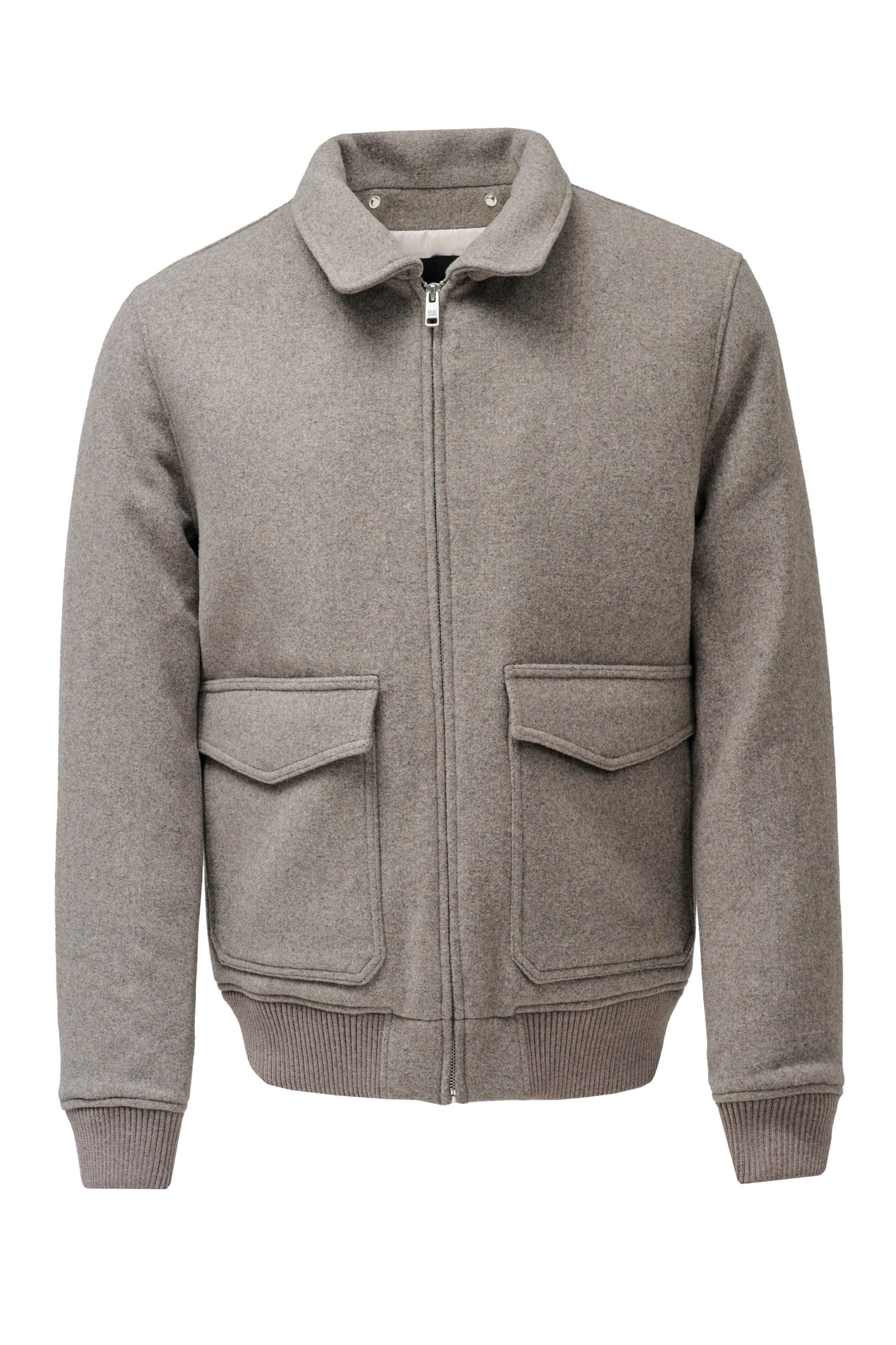 Salsa Jeans Tussenjas in Beige: voorkant