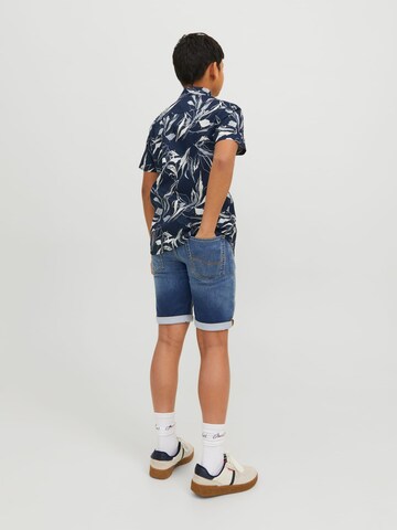 Jack & Jones Junior Baggy Broek 'rick' in Blauw