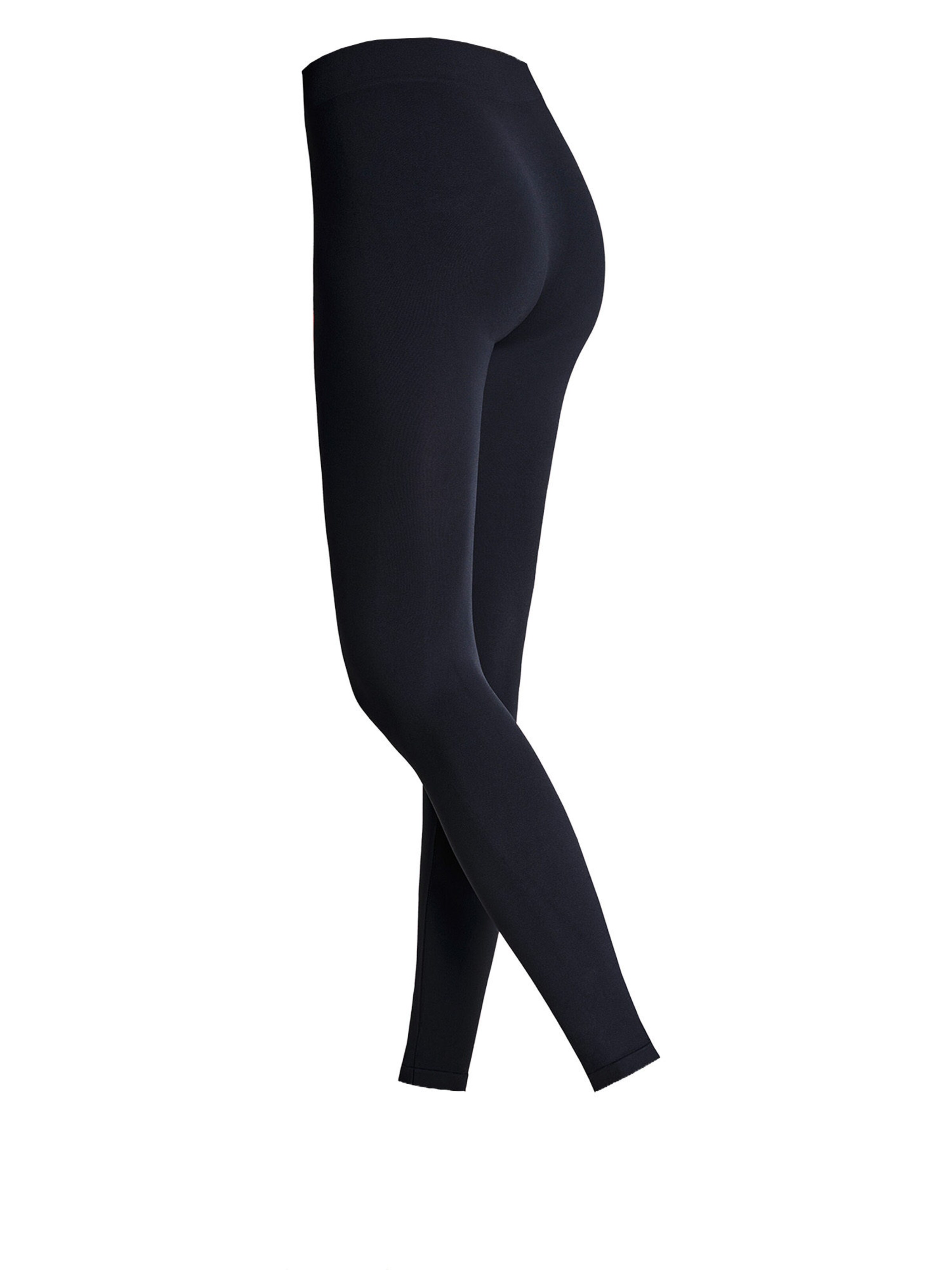 Hudson Skinny Leggings in Schwarz: Vorderseite