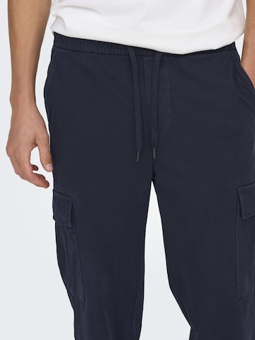 Only & Sons Loose fit Pants 'ONSSinus' in Blue