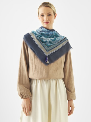 Foulard CODELLO en bleu : devant