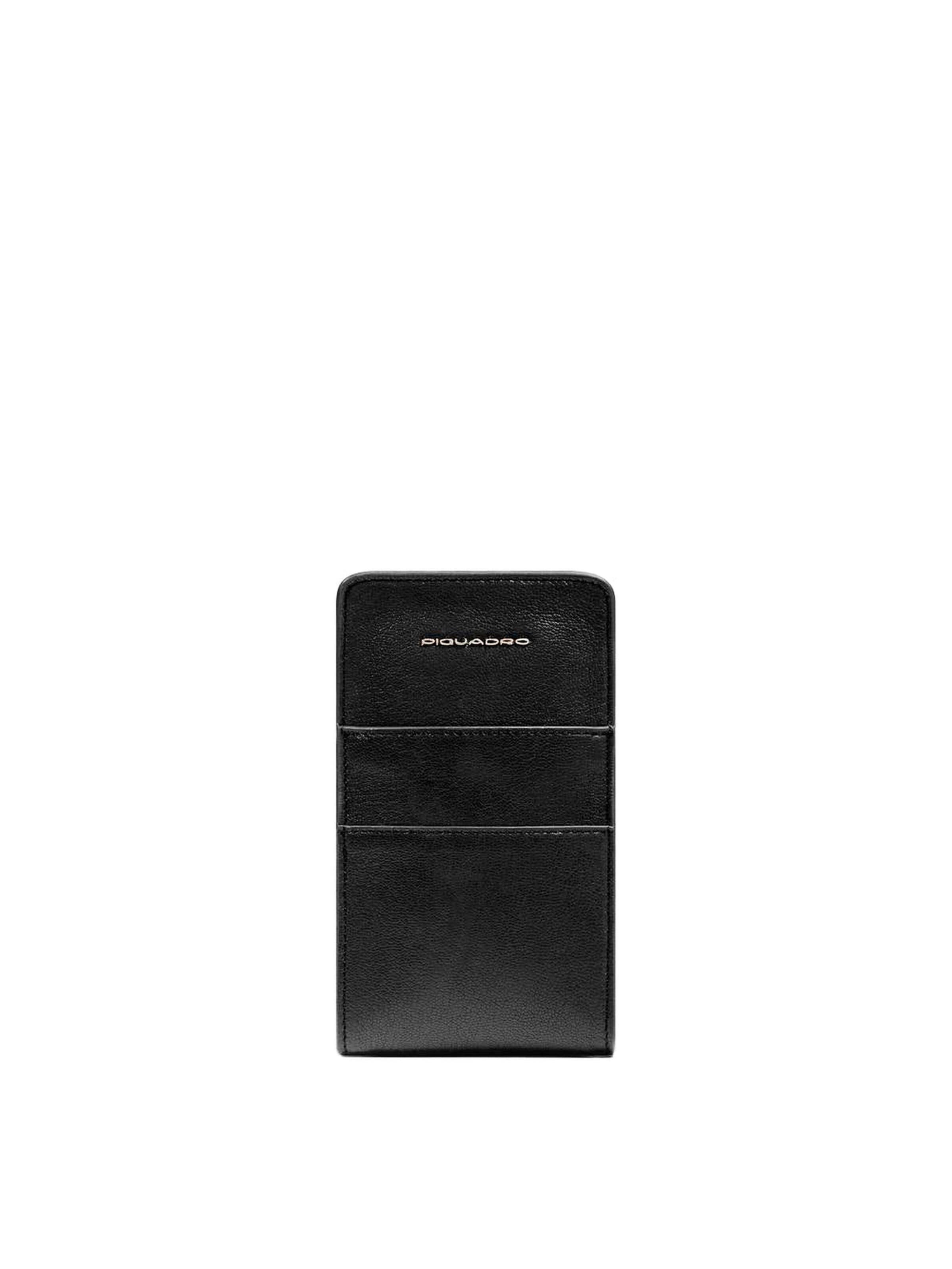 Piquadro Pouch in Black: front