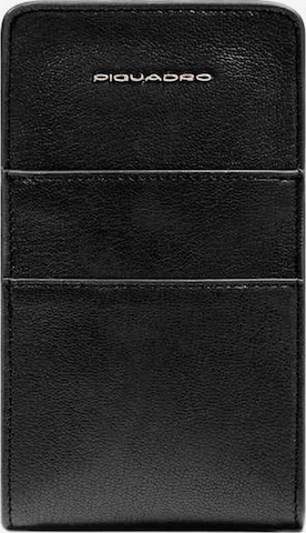 Piquadro Beuteltasche in Schwarz: Vorderseite