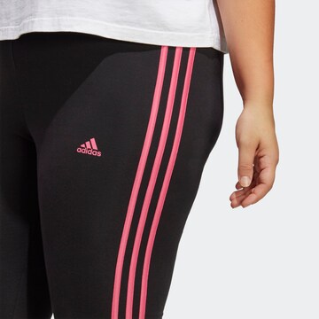 ADIDAS SPORTSWEAR Normální Sportovní kalhoty 'Essentials 3-Stripes ' – černá