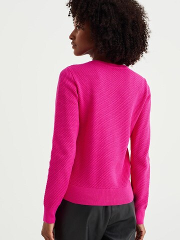 WE Fashion Strickjacke in Pink