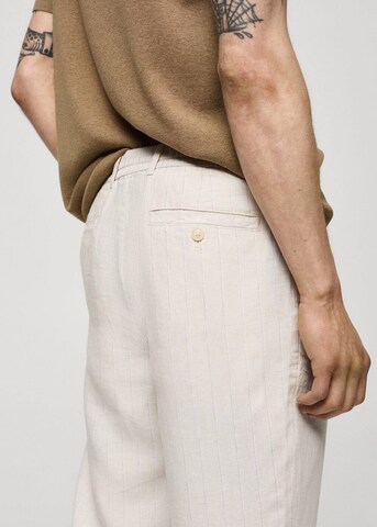 MANGO MAN Tapered Hose 'Nino' in Beige